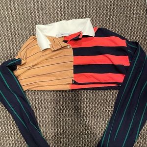 Adika Cropped Patchwork top